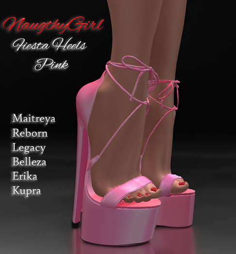 N.G~ Fiesta Heels Pink