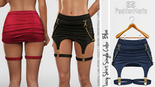 Skirt Lucy Blue - FashionNatic