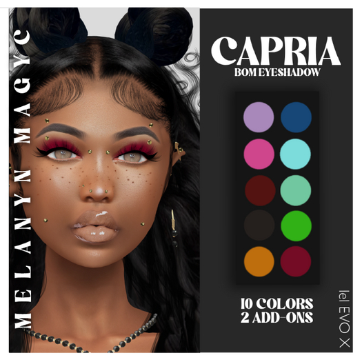 {MELANYN MAGYC BAG) CAPRIA EYESHADOW (LEL EVO X)