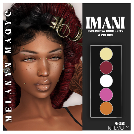 {MELANYN MAGYC BAG) IMANI UNDERBROW HIGHLIGHT/COLOR