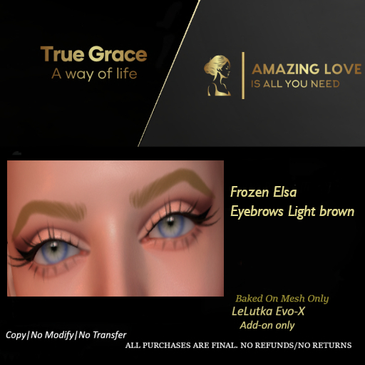 Frozen Elsa Brows Light brown
