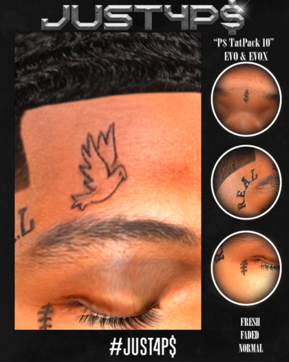 #Just4P$ "P$ Tat Pack 10" EVO & EVOX