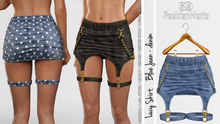 Skirt Lucy Blue Denim - Jeans - FashionNatic