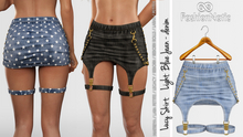 Skirt Lucy Light Blue Denim - Jeans - FashionNatic