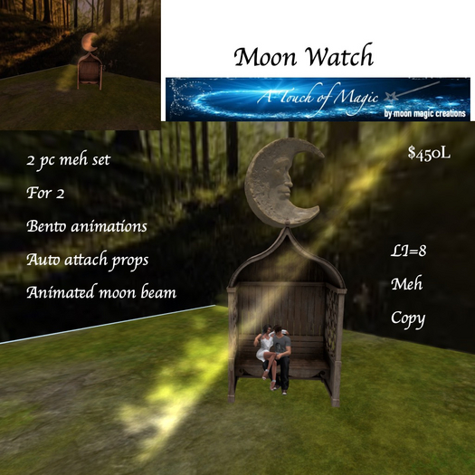 Moon Watch Bench set for 2-Box LI=8