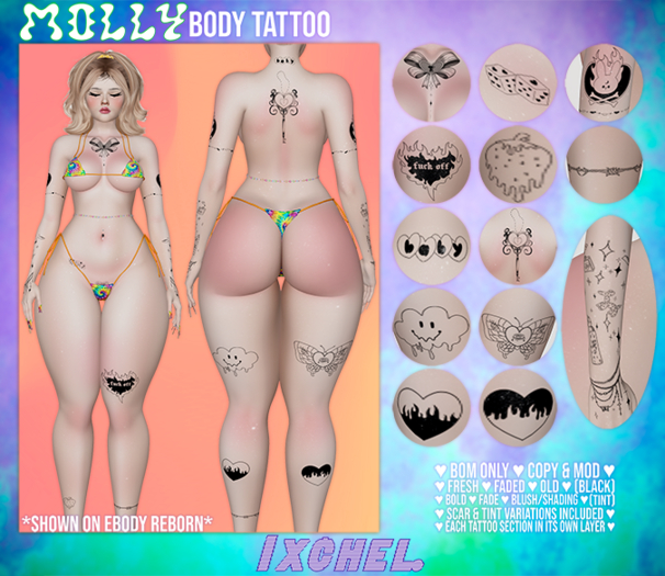 IXCHEL. - Molly Body Tattoo