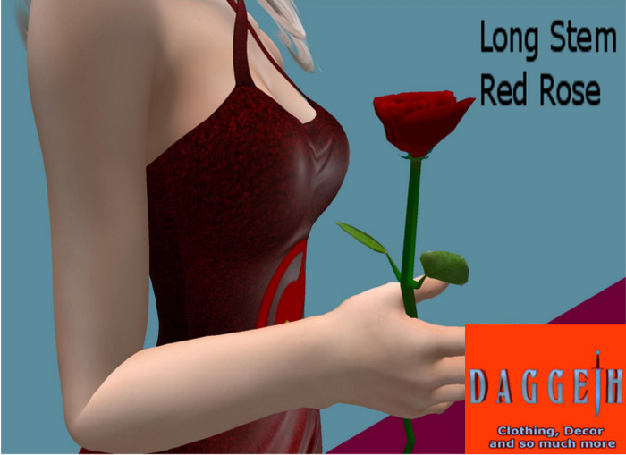 Long Stem Rose Red [DAGGETH]