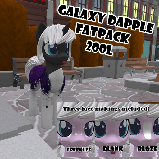 Open pony skin-Galaxy multipack