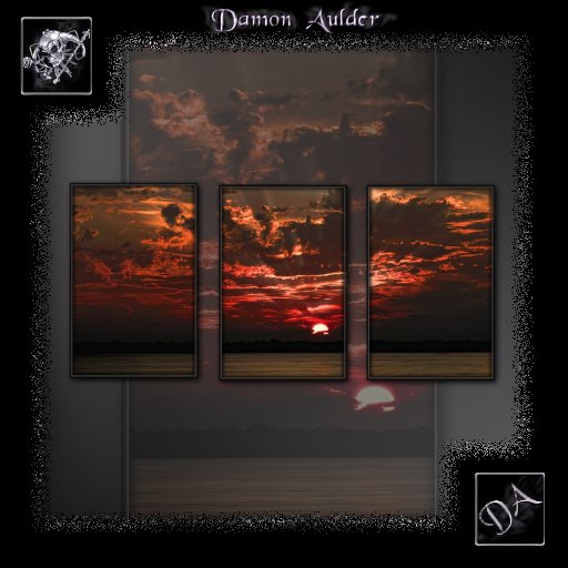 NuTec: Ebony Sunset Wall Art