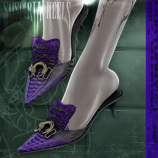 .:INHUMATION:. Suspiria Heels Purple