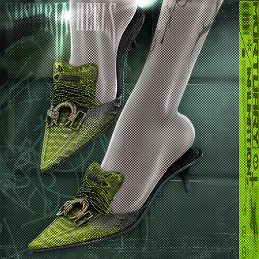 .:INHUMATION:. Suspiria Heels Lime