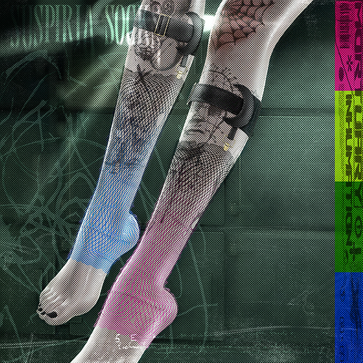 .:INHUMATION:. Suspiria Socks Neon