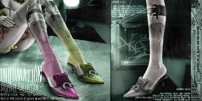 .:INHUMATION:. Suspiria Socks FatPack