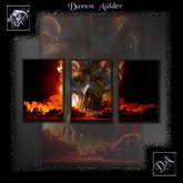 NuTec: Flame Skull Wall Art