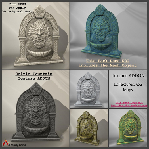 Full Perm Celtic Fountain Texture ADDON