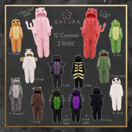 {Sakura} Kigurumi - Lara - Pink Devil RARE