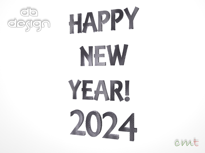 ::db:: Happy New Year 2024 Mesh Letters #2