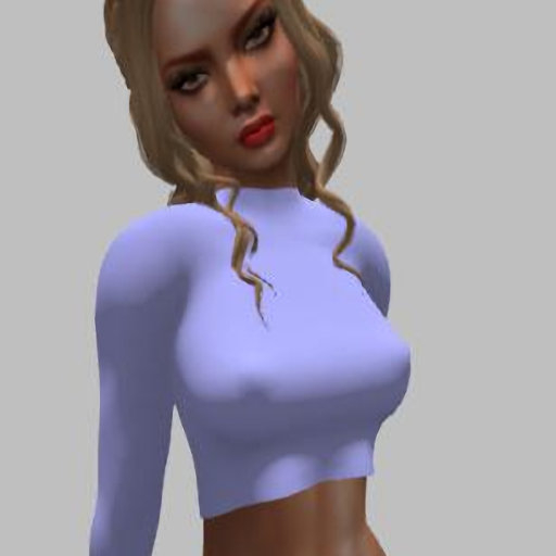 Crop Top pale blue