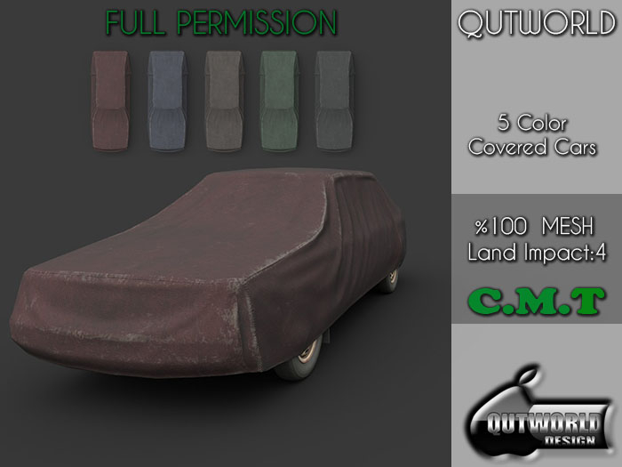 .::QUTWORLD 5 Color Covered Cars::.FP 