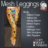 ~TL~ Skully Mesh Leggings