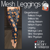 ~TL~ Gingerbread Mesh Leggings