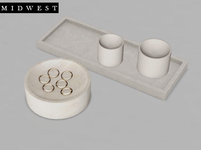 Midwest - Sunrays - Tray, Vase, Jewelry