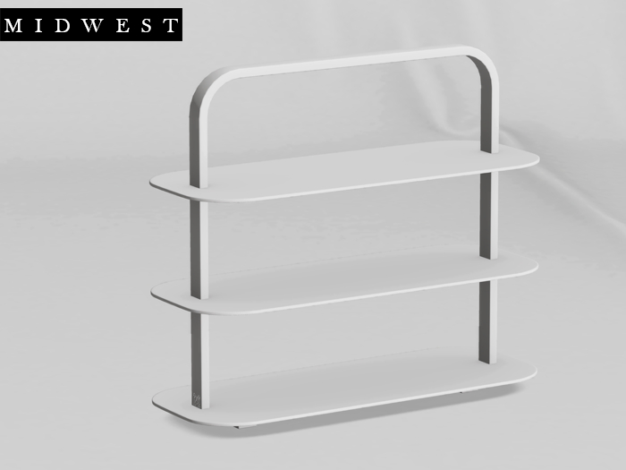 Midwest - Echo - Sidetable White