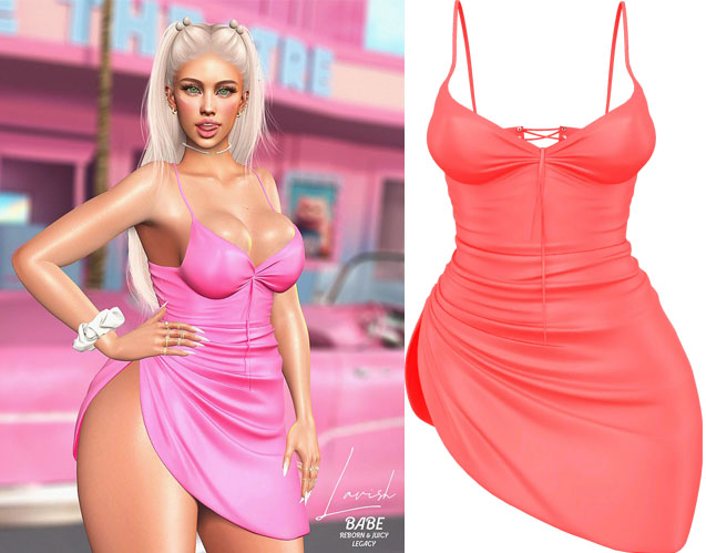 Lavish / Babe Dress / Coral