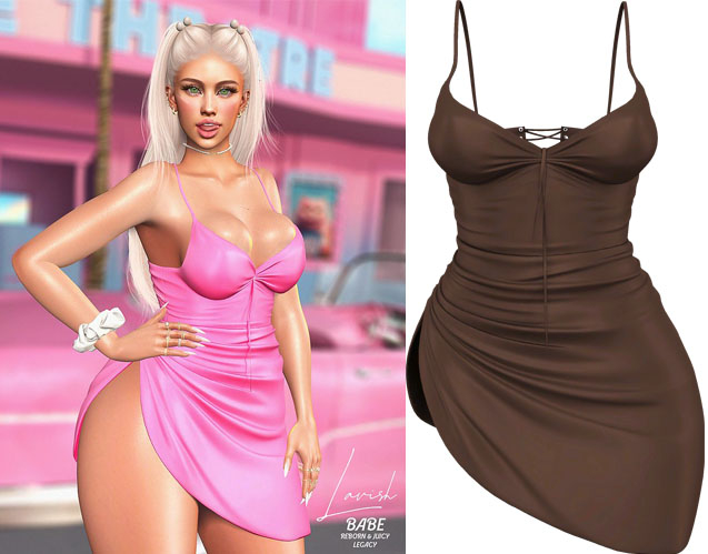 Lavish / Babe Dress / Chocolate