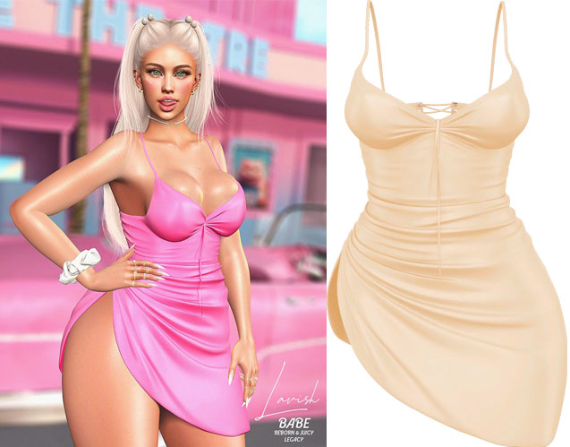 Lavish / Babe Dress / Champagne