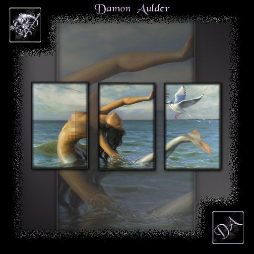 NuTec: Mermaid In The Sea Wall Art