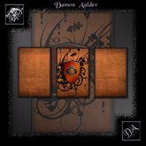 NuTec: Orange Sheild Wall Art