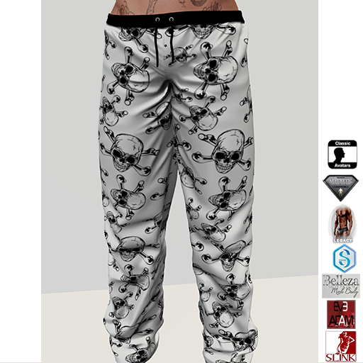 Mac PJs Skulls 