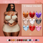 Peechy.  Olivia Corset - Barb Pink 