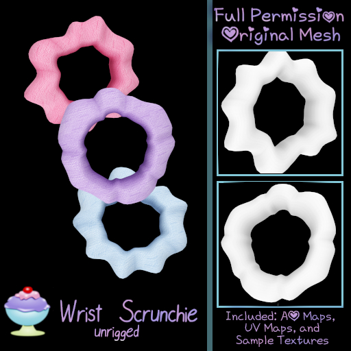 [Sherbert] Full Perm Wrist Scrunchie (ADD)
