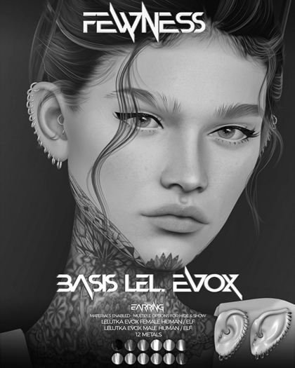 Fewness - Basis Lel.EvoX Earring - DEMO