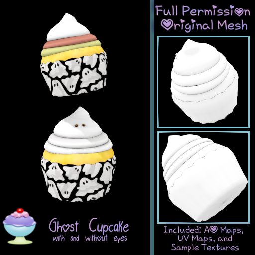 [Sherbert] Full Perm Ghost Cupcake (ADD)
