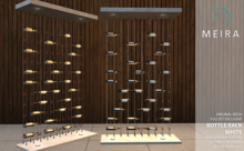 Meira Bottle Rack Divider White