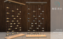 Meira Bottle Rack Divider Light