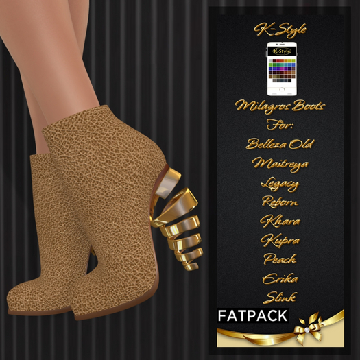 [K-Style] MILAGROS BOOTS - FATPACK #5