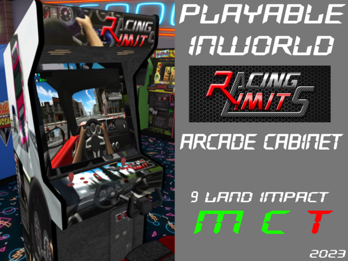 Playable Arcade Cabinet - Racing Limits