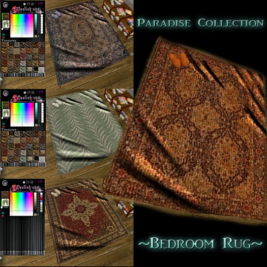 DEMO~ Paradise Bedroom Rug