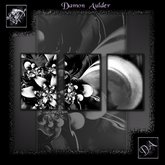 NuTec: Silver Flower Wall Art