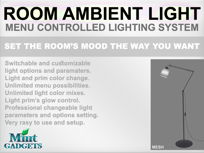 Room Ambient Light System Floor Lamp