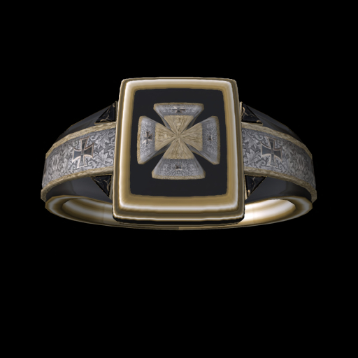 Iron Cross Ring Large Mens TW - R