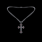 Gothic Cross Necklace TW - Spine