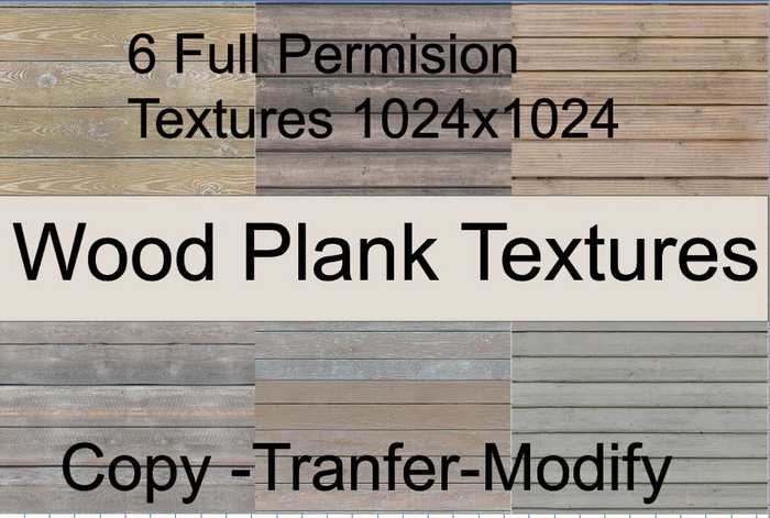 6 pack wood plank textures