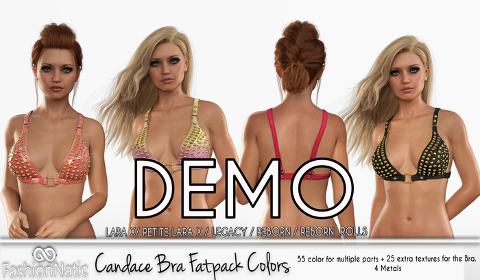 Demo Bra Candace Fatpack Colors - FashionNatic