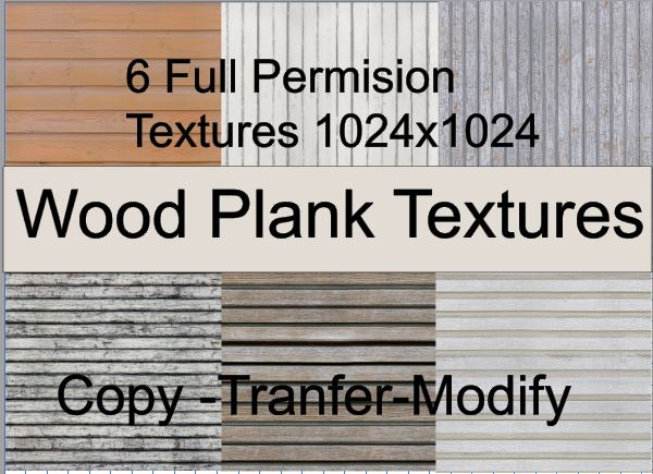 6 pack wood plank textures set 2