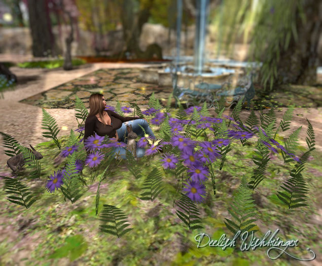 DEMO~ Rabbits,Ferns,Flowers,Butterflies,Fireplies,Sunbeams 14LI